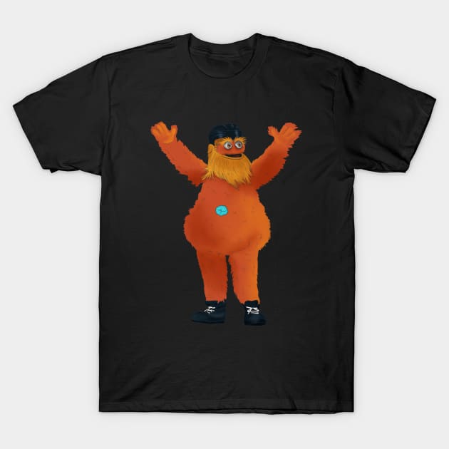 Streaking Gritty T-Shirt by fiatluxillust